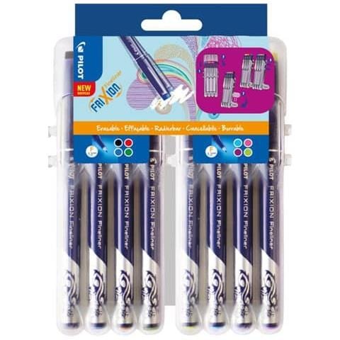 Fineliner Frixion 0,45 Mm Assortiti 8 Colori Conf. 8 Pezzi - 355 - Foto 1