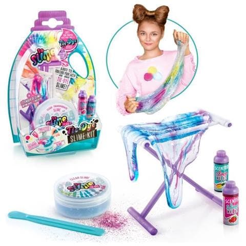 So Kit Fai Da Te So Slime Tie & Dye 1 Pentola Melma Trasparente E 1 Porta Melma - Colora La Tua Melma! - Foto 1