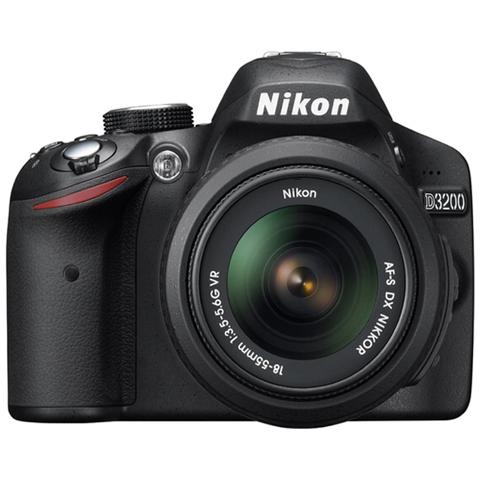 D3200 + AF-S DX NIKKOR 18-55mm f / 3.5-5.6G VR + AF-S DX VR Zoom-Nikkor 55-200mm f / 4-5.6G IF-ED, Auto, Nuvoloso, Flash, Fluorescente, Incandescente, Manuale, Ombra, Sunny, Bambini, Da vicino (Macro) , Paesaggio, Ritratto notturno, Ritratto, Sport, Neutrale, Vivace, Ottico, Batteria, Kit fotocamer - Foto 1