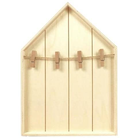 Scaffale In Legno Con Spine 19 X 28 Cm - Foto 1