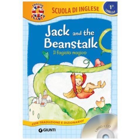 Elena Goldoni - Jack and the beanstalk-Il fagiolo magico. Con traduzione e dizionario. Con CD Audio - Foto 1
