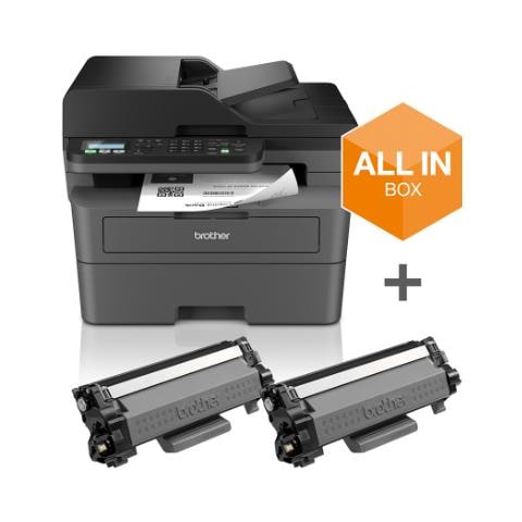 Stampante Multifunzione MFC-L2827DWXL Laser B /N Stampa Copia Scansione Fax A4 32 ppm Wi-Fi / Ethernet / USB All-in-Box 2 Toner e 3 Anni di Garanzia Inclusi - Foto 1