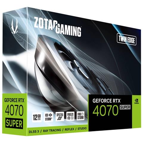 NVIDIA GeForce RTX 4070 SUPER 12 GB GDDR6X PCI Express x16 4.0. / 1xHDMI / 3x DisplayPort Twin Edge - Foto 1