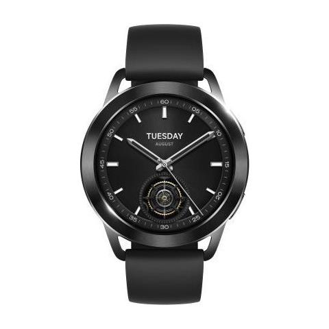 Smartwatch Watch S3 Display1.43" AMOLED 47 mm Digitale Touch screen Bluetooth GPS Colore Nero - Foto 1