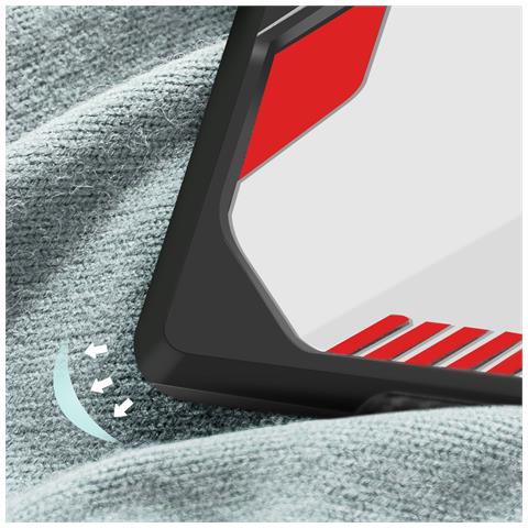 Cover Bumper Per Macbook Pro 16"" 2023, 2022 E 2021, Rosso - Foto 2