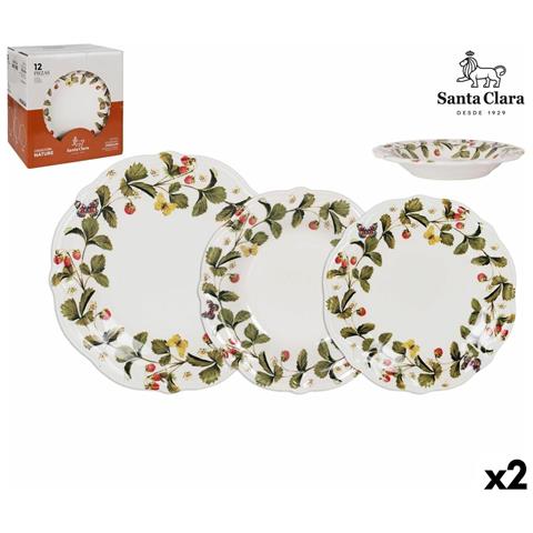 Servizio Di Piatti Santa Clara Aranjuez 12 Pezzi (2 Unità) - Foto 1