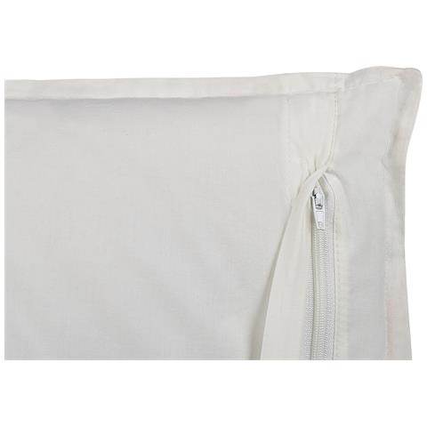 Set Di 2 Cuscini Meadia Cotone 45 X 45 Cm Rosso Trama Floreale - Foto 7