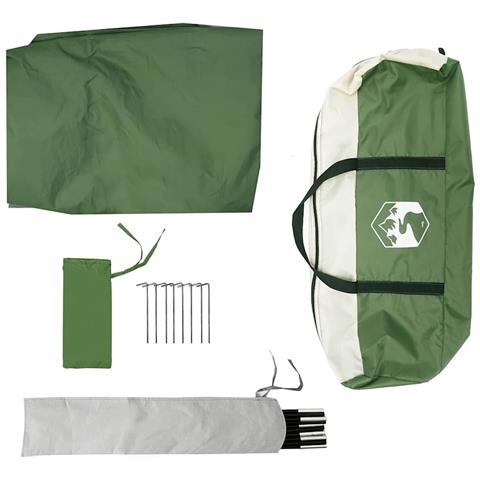 Telone Da Campeggio Verde 430x380x210 Cm Impermeabile - Foto 2