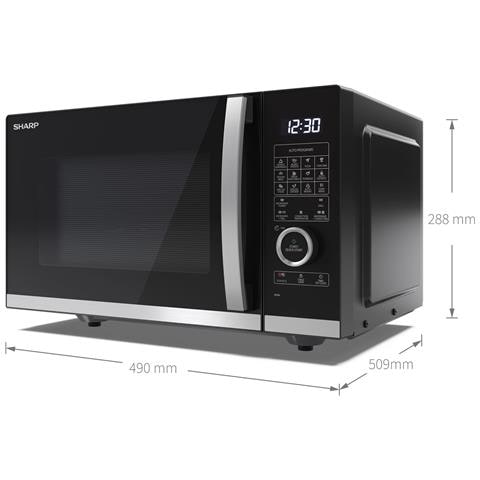 Forno Microonde YCQC254AEB con Grill Capacità 25 Litri Potenza 900 Watt Colore Nero - Foto 2