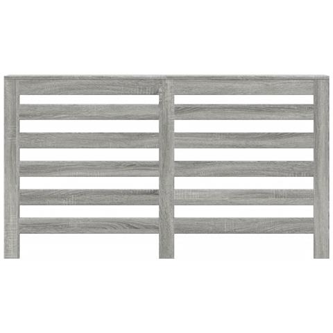 Copertura Termosifone Grigio Sonoma 149x20x82 Legno Multistrato - Foto 3