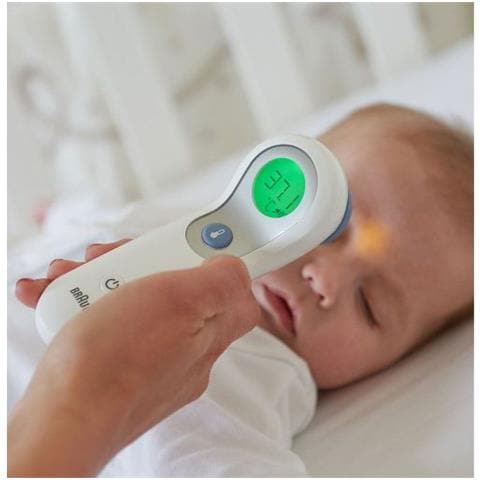 BNT300WE termometro digitale per corpo Termometro a rilevamento remoto Bianco Fronte Pulsanti - Foto 6