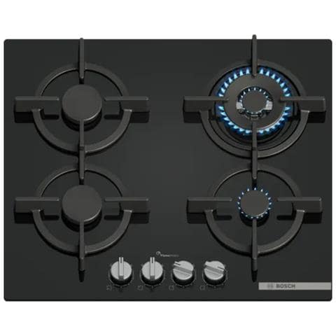 Piano Cottura PPH6A6I10 a Gas 4 Fuochi Gas Colore Nero - Foto 1