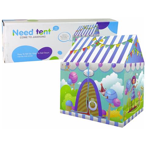 Vrolijke Circustent Voor Kindertuin. - Foto 1