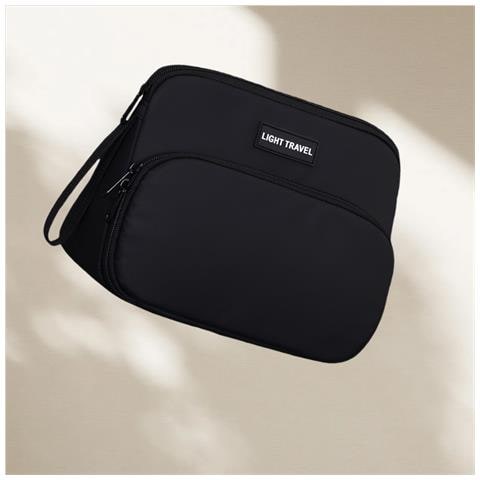 Elegante Beauty Case Da Viaggio Per Uomo - Grande Capacità Black - Foto 4