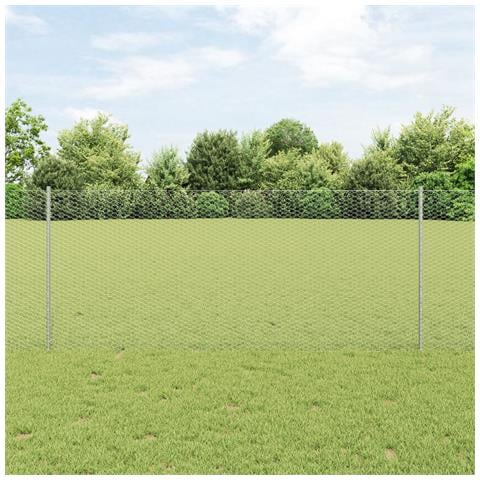 Poste per Recinzioni 10 pz U-Channel 120 cm Acciaio Galvanizzato - Foto 2