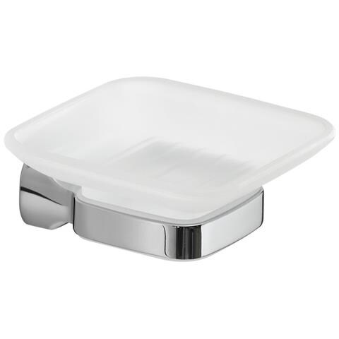 Portasapone Da Muro In Acciaio Inox E Cromall St11 Serie Stelvio Cromato - Foto 1