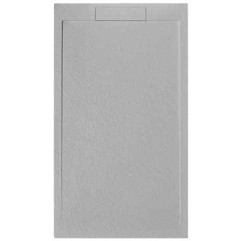 Piatto Doccia Rettangolare 160x90 Cm Effetto Pietra In Marmoresina Euphoria Grigio Atene - Foto 1