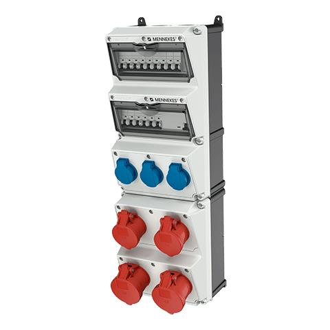 950010 presa energia Tipo F Blu, Rosso, Bianco - Foto 1