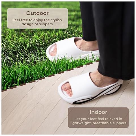 Sandali Ciabatte Unisex Materiale Eva Bianco Taglia 40-41 - Foto 2