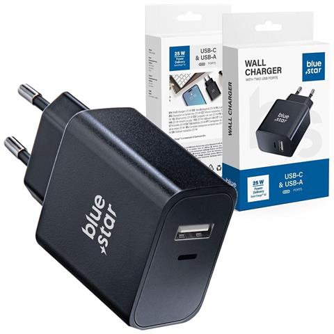 Caricatore Rapido Universale 25watt Pd Usb C + Usb A Qc4.0 3a Tfb-tc - Foto 1