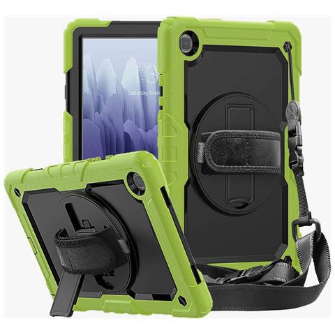 Custodia Per Samsung Galaxy Tab A8 10.5"" Con Supporto E Tracolla Verde - Foto 1