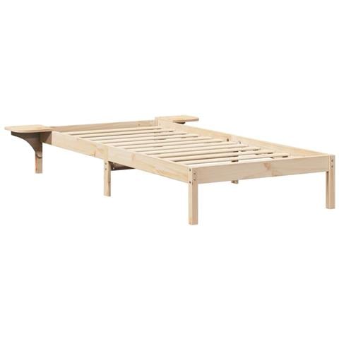 Rete letto con comodini Marrone Marrone - Foto 1