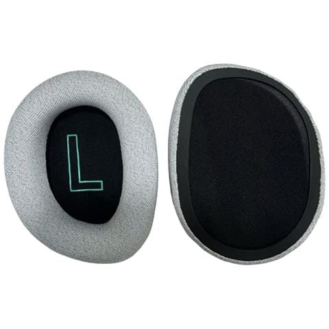 Cuscinetti Auricolari Di Ricambio In Tessuto Compatibili Con Logitech G G522 - Confezione Da 2 Grey+white - Foto 1
