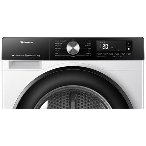 DH3S802BW2 asciugatrice Libera installazione Caricamento frontale 8 kg Bianco - Foto 9