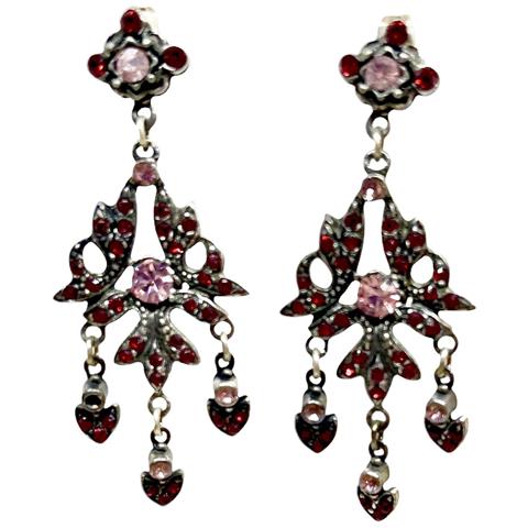 Ciondolo Lungo Multicristallo Sw E Argento 925 10µ T2 - Foto 2