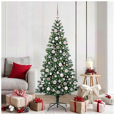 Albero di Natale artificiale con luci integrate Verde 180 cm - Foto 2