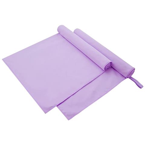 Asciugamani Sportivi 2 pcs Viola 180 x 90 cm - Foto 1