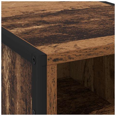 Comodino 2 pcs Legno vecchio 39.5 x 30 x 50 cm - Foto 9