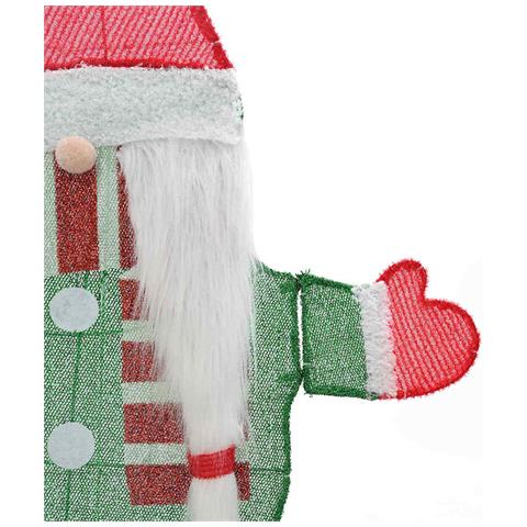 Gnomone Illuminato Bianco caldo 71 x 64 cm Tessuto di Lamè - Foto 9