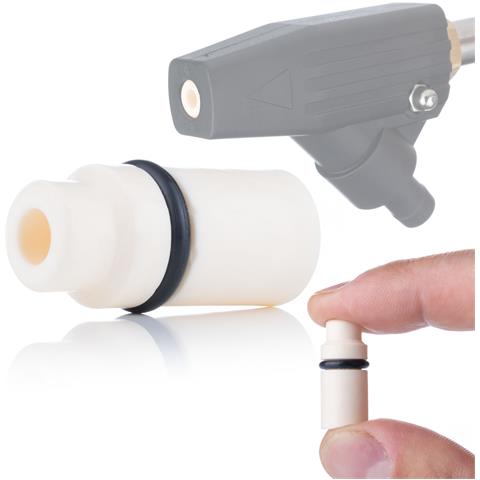 Ugello Di Sabbiatura In Ceramica - Alta Qualità E Durata | Dimensioni: 8,6 Mm X 25,5 Mm X 11,2 Mm | Compatibile Con Set Di Sabbiatura - Foto 1