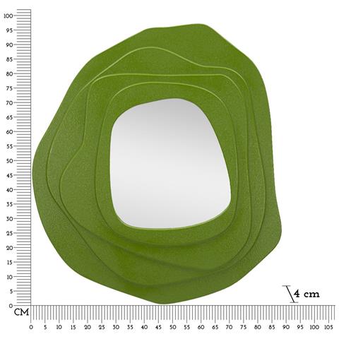 Specchio Con Cornice Vkh477-verde-mdf-90x4x97 Cm - Foto 7