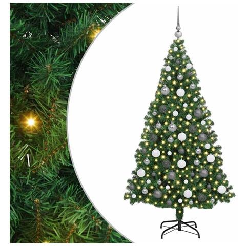 Albero di Natale artificiale con 300 LED Verde 180 cm - Foto 1