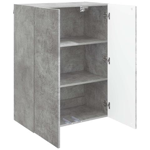 Mobiletto a muro Grigio Cemento 66 x 34,5 x 90 cm - Foto 2