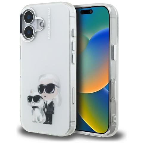 Custodia Bianca Per Iphone 16 Karl Lagerfeld - Foto 1
