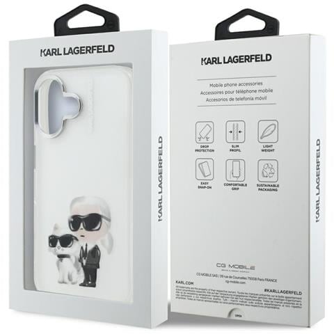 Custodia Bianca Per Iphone 16 Karl Lagerfeld - Foto 7