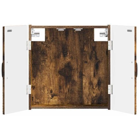 Armadio per Dartboard HAARLEM Rovere Fumo 52,5 x 10,5 x 53,5 cm - Foto 1