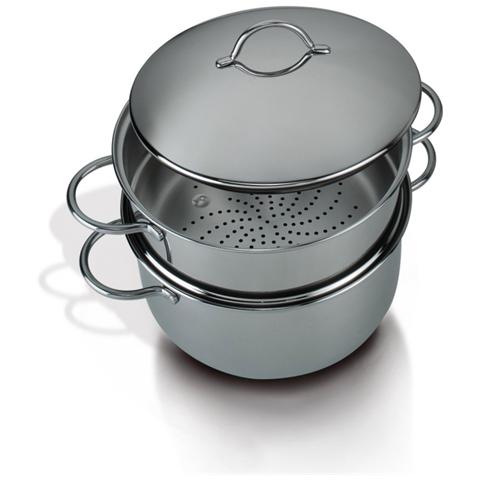 Vaporset Inox Con Fondo Cm 24 Made In Italy - Foto 1