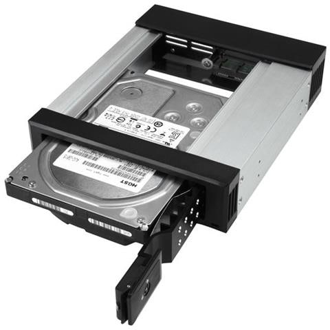 " Modulo Hot Swap per Disco Rigido da 5,25"" a 3,25"" - per Dischi SATA / SAS da 3,5"" - Trayless - Allumunio" - Foto 2