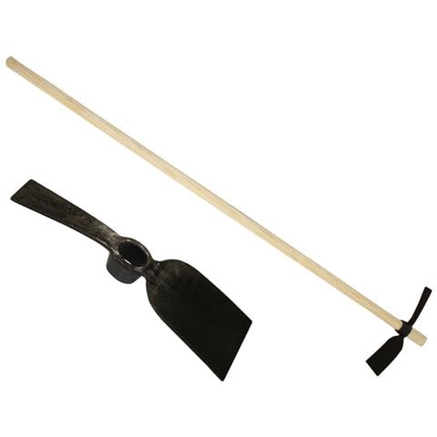 Zappa Forgiata Con Paletta Cm. 10 Ovale Con Manico In Legno Da Cm. 140. Prodotto In Italia - Foto 1