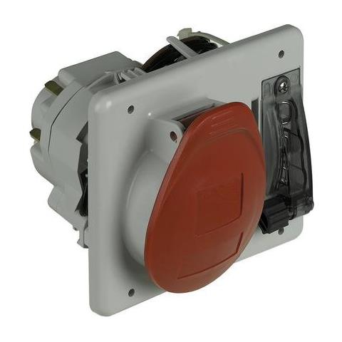 Presa Interbloccata Da Pannello 3p+t 3x16a+t 400v Ip55 057321 - Foto 1