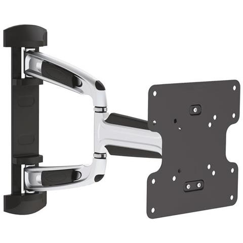Supporto A Parete Per Monitor Tv 23-42"" Completamente Mobile, Estensibile, Orientabile, Orientabile, Inclinabile, Ruotabile, Ultrapiatto, Premium-223-s - Foto 1