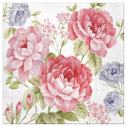 Decorline -20 Tovaglioli Carta ' Julietta-'- 33x33 Cm-3 Strati - Foto 1