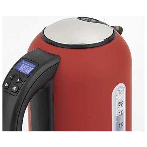 Bollitore Elettrico BOE54 Capacità 1.7 Litri Potenza 2200 Watt Colore Rosso - Foto 5