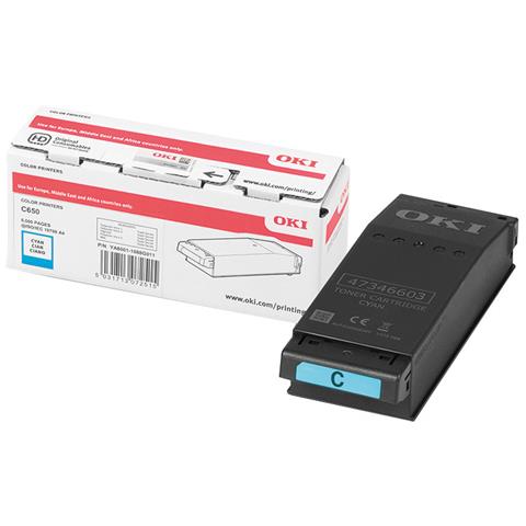 09006127 Cartuccia Toner Originale Ciano per C650 Capacità 6000 Pagine - Foto 1