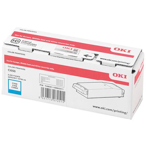 09006127 Cartuccia Toner Originale Ciano per C650 Capacità 6000 Pagine - Foto 3