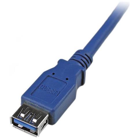 Cavo prolunga USB 3.0 SuperSpeed Tipo A da 1,8m da A ad A nero - M / F - Foto 3